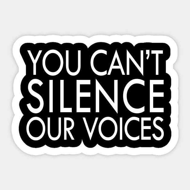 Silence Sticker by Aedai